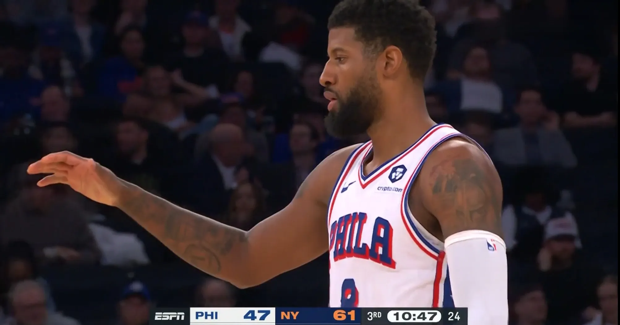 包含美国男篮绝地反击法国男篮，乔治制霸全场的词条