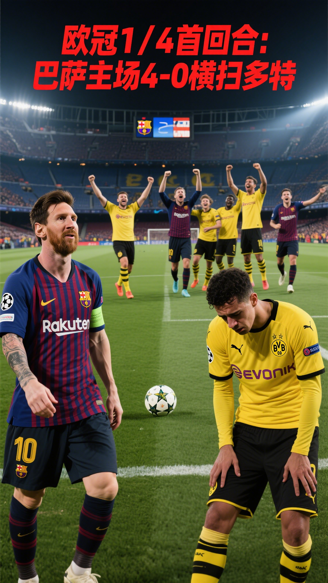 巴萨大胜拜仁,晋级欧冠四强 巴萨大胜拜仁,晋级欧冠四强